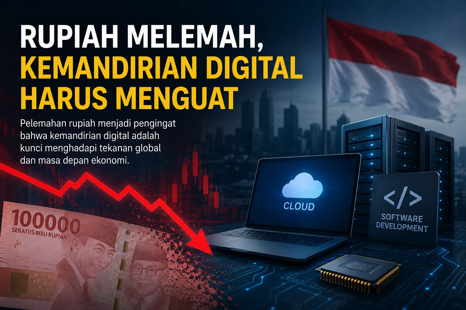 Rupiah Melemah, Kemandirian Digital Harus Menguat