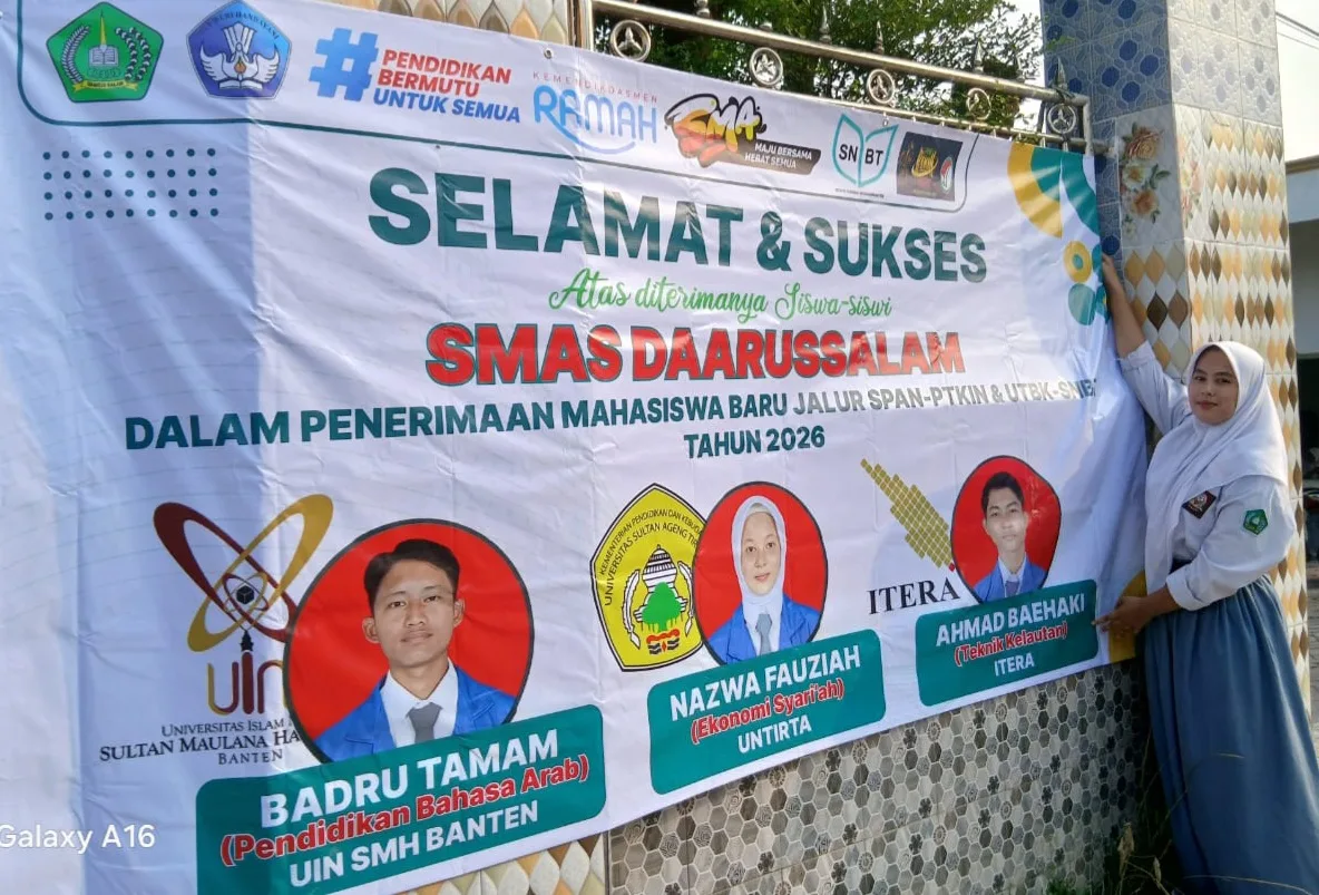 Siswa SMA Daarussalam Badak Anom Lolos di Perguruan Tinggi Negeri Ternama