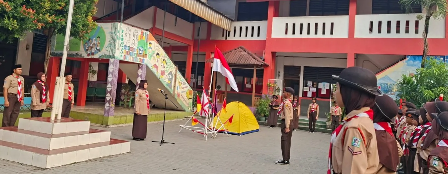 Gudep SDN Kadu 1 Gelar Perkemahan Jumat-Sabtu , Melatih Kemandirian, Kekompakan dan Kedisiplinan Siswa.