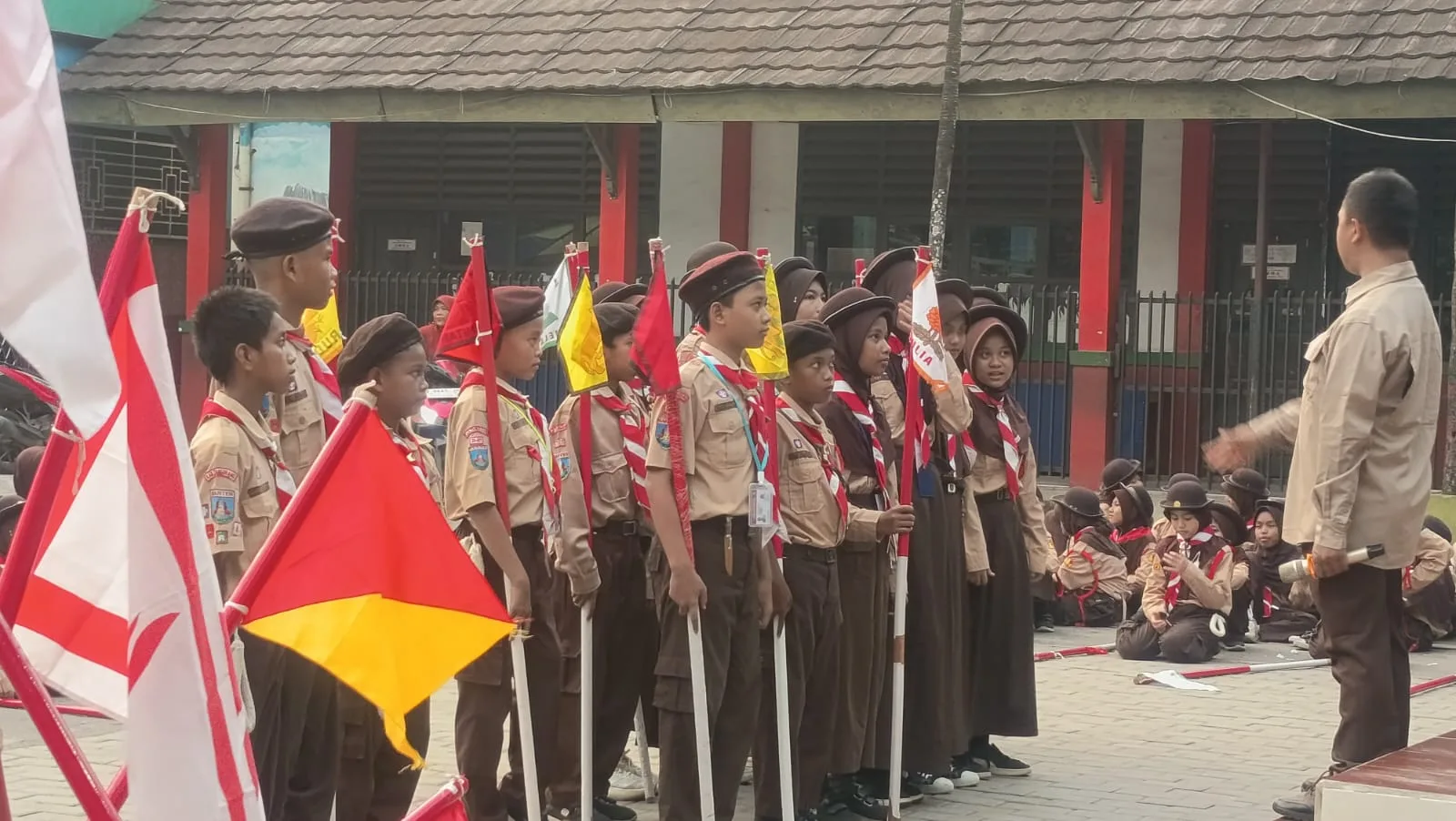 Gudep SDN Kadu 1 Gelar Perkemahan Jumat-Sabtu , Melatih Kemandirian, Kekompakan dan Kedisiplinan Siswa.