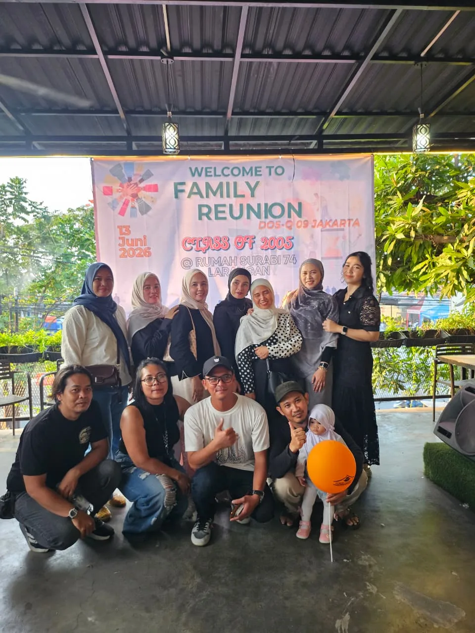 Lepas Rindu, Alumni Muhammdiyah Dos-Q 9 Jakarta Selatan Angkatan 2005 Gelar Reunian di Serabi 74
