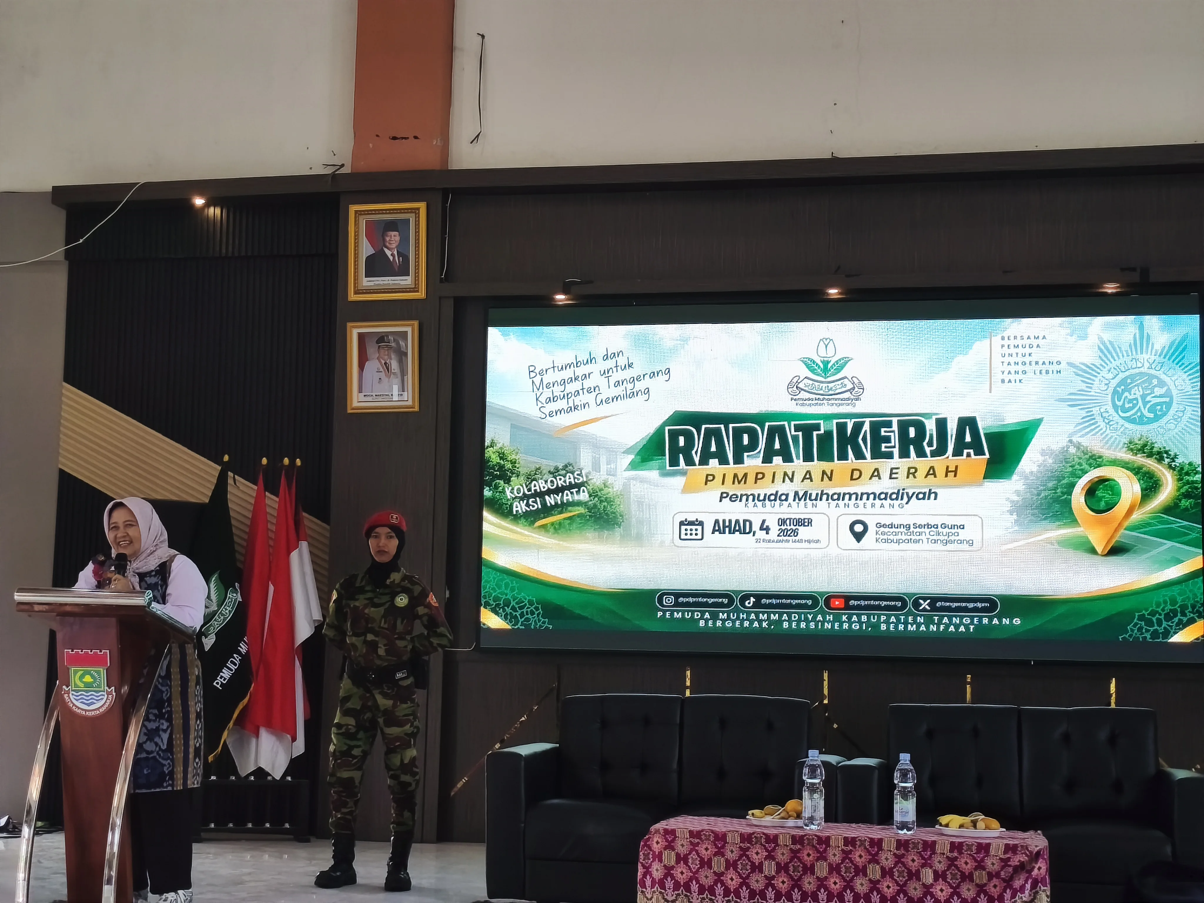 Buka Rakerda Pemuda Muhammadiyah, Asda I Paparkan Komitmen Beasiswa Bupati Tangerang dan Dorong Program Kesetaraan Gender